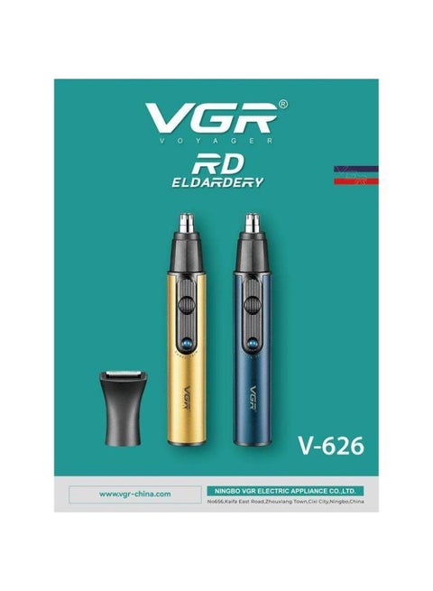 V-626 2-in-1 Nose Ear Sideburn Trimmer Machine  USB
