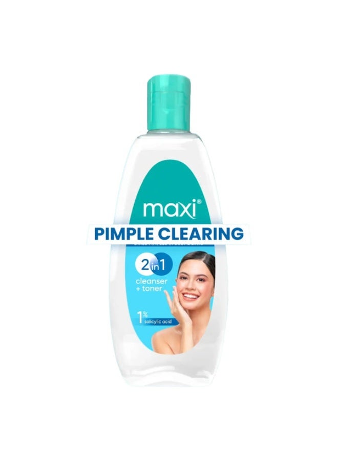 Maxi Pimple Clearing Cleanser + Toner - 135ml - Image 2