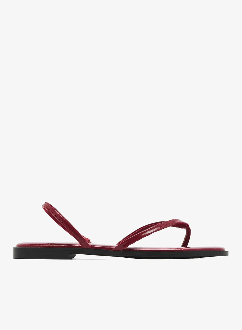 Florie Multi Strap Flat Flip Flops