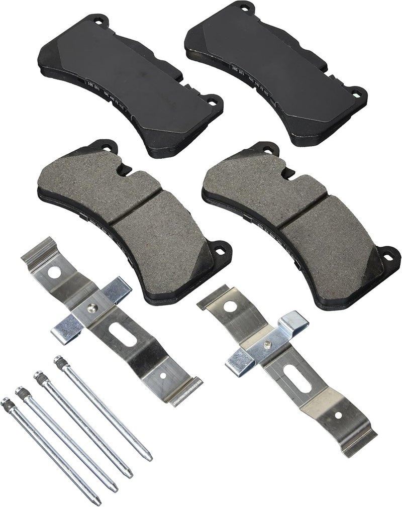 Bosch BE1116H Blue Disc Brake Pad Set with Hardware for Mercedes-Benz CLK55, CLK63 and SLK55 AMG - FRONT - Image 1