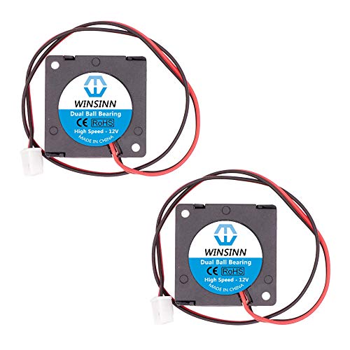 WINSINN Dual Ball Bearings 30mm Blower Fan Brushless Cooling 12V 3010 30mm*10mm （Pack of 2Pcs - Image 5