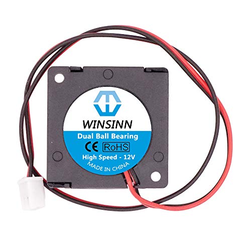 WINSINN Dual Ball Bearings 30mm Blower Fan Brushless Cooling 12V 3010 30mm*10mm （Pack of 2Pcs - Image 2