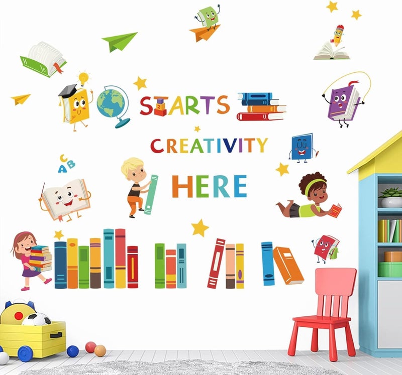 BPA® Reading Corner Wall Stickers for Kids - Image 1