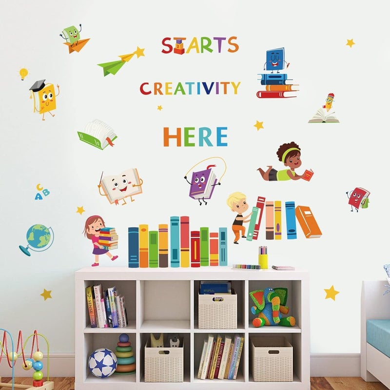 BPA® Reading Corner Wall Stickers for Kids - Image 2