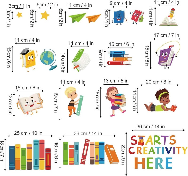 BPA® Reading Corner Wall Stickers for Kids - Image 3