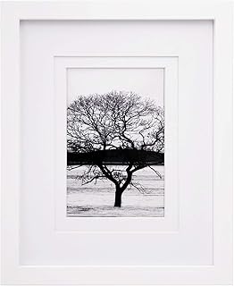 Egofine Egofine 8x10 Picture Frame - Made of Solid Wood Covered by Plexiglass for Table Top Display and Wall Mounting Photo  - Image 1