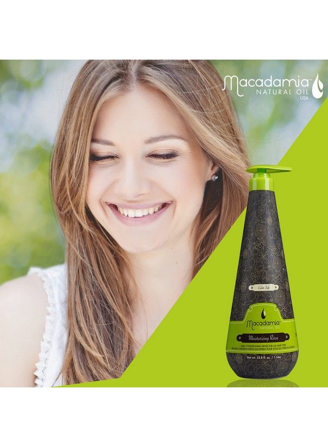 Macadamia Oil Moisturizing Rinse Conditioner Green 1000 Ml - Image 4