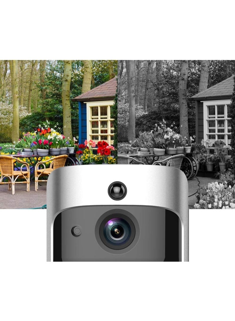Wireless Smart Doorbell with 720P Camera – WiFi Video Doorbell with 2-Way Audio, Night Vision, PIR Motion Sensor, Remote Control - Image 4