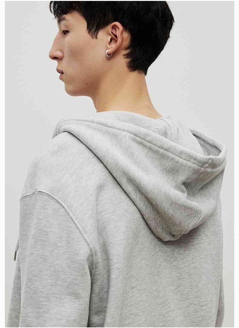 H and M - HM New Casual And Fashionable Loose Printed Hoodie - Image 1