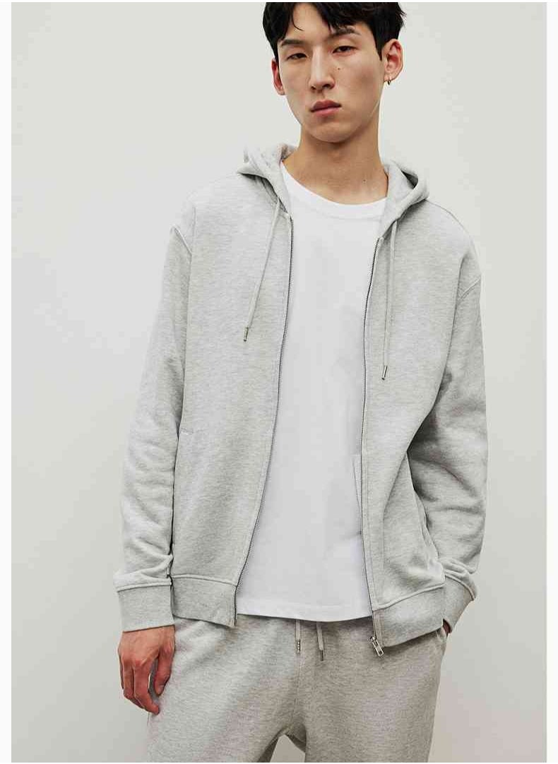 H and M - HM New Casual And Fashionable Loose Printed Hoodie - Image 1