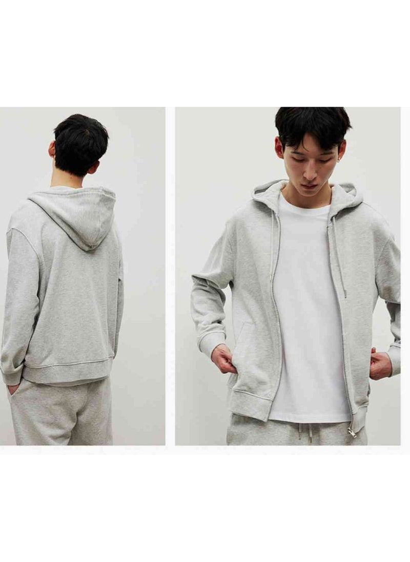 H and M - HM New Casual And Fashionable Loose Printed Hoodie - Image 1