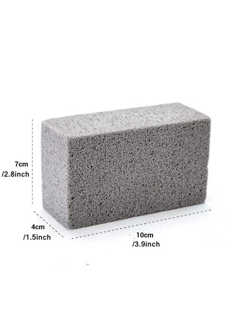 Generic - Griddle Grill Cleaning Brick Block - Pumice Cleaner Stone Tool - Cleaning Flat Top Grills or Griddles, Grills Grate - Removes Stubborn Grime for Restaurant, Outdoor, Home and Kitchen (4Pack) - Image 1