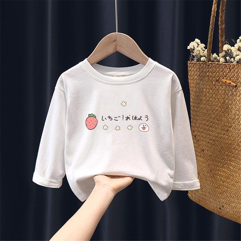 H2134# Boys And Girls Long Sleeve T-Shirt Children'S Clothes 100% Cotton New Autumn Coat Children'S Bottoming Shirt - Image 2