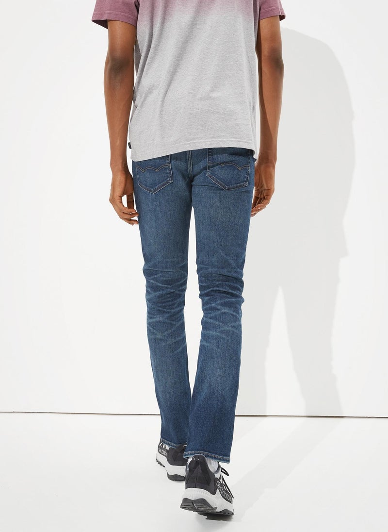 امريكان ايجل Mid Wash Slim Fit Jeans  - Image 2