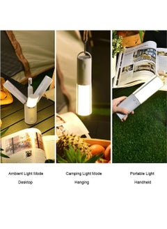 Meetion LED Camping Lantern,800 Lumen 4000 mAh Folding Rechargeable Camping Light with 3 Light Modes,Foldable Emergency Light for Home,Outdoor,Hurricanes Emergency Power,Hiking,Camping Accessories and More [Energy Class A+++]  - Image 4