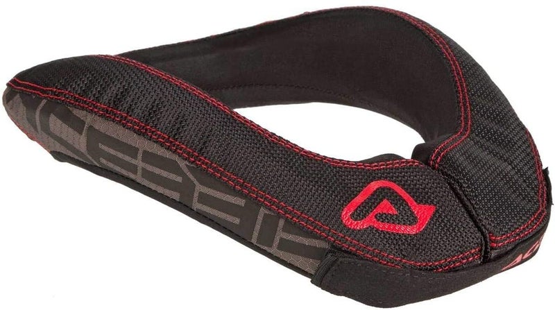 Acerbis Mefo Sport X-Round Neck Protector Black/Red One Size - Image 1
