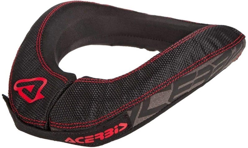 Acerbis Mefo Sport X-Round Neck Protector Black/Red One Size - Image 2
