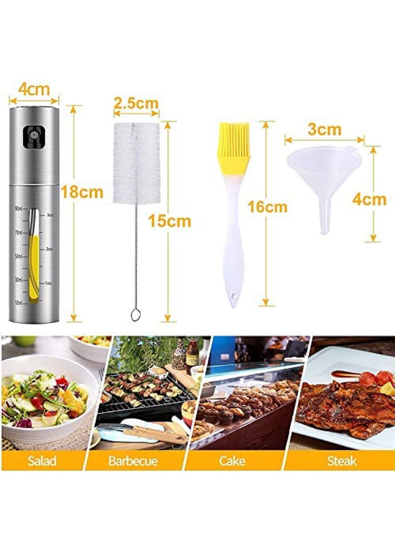 MERICKA - Oil Dispenser Olive Oil Sprayers Vinegar sprayer Oil Spray for Salad BBQ Kitchen Baking Roasting - Image 1