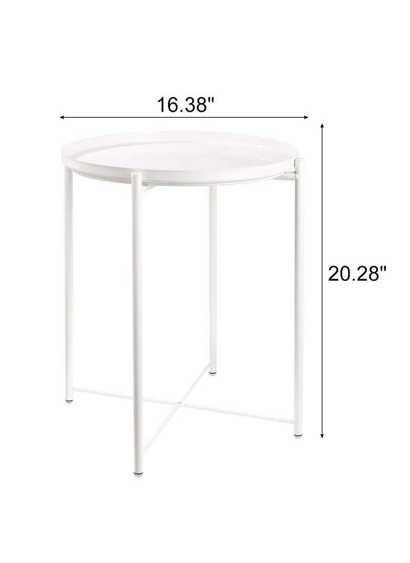 Removable Tray Round Metal Coffee Table For Living Room - pzsku/Z64AC14870D658C9C745AZ/45/_/1706555933/68af7977-f606-44f5-b7ce-97ac9def5dbe