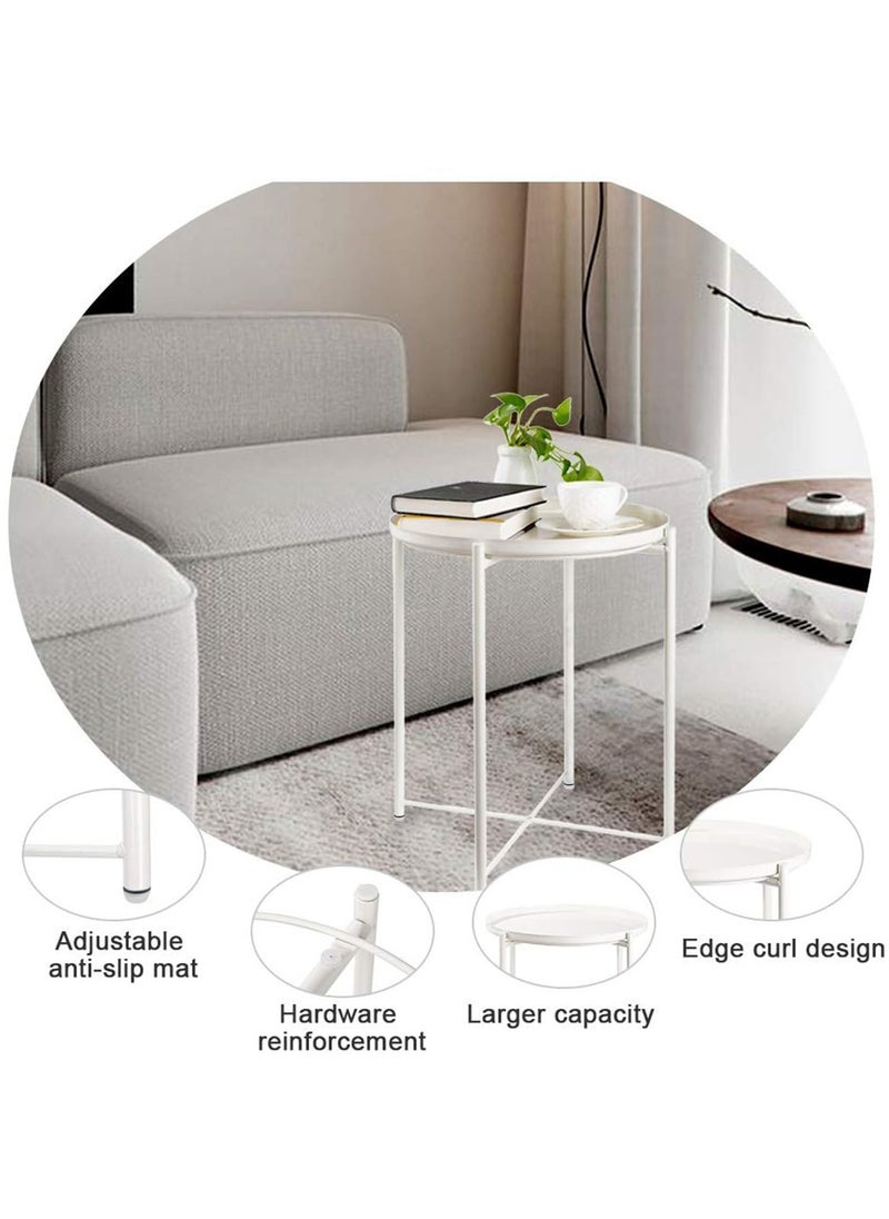 Removable Tray Round Metal Coffee Table For Living Room - pzsku/Z64AC14870D658C9C745AZ/45/_/1706555935/d3d21ec7-97c4-45c8-ac11-52055ee2b5d3