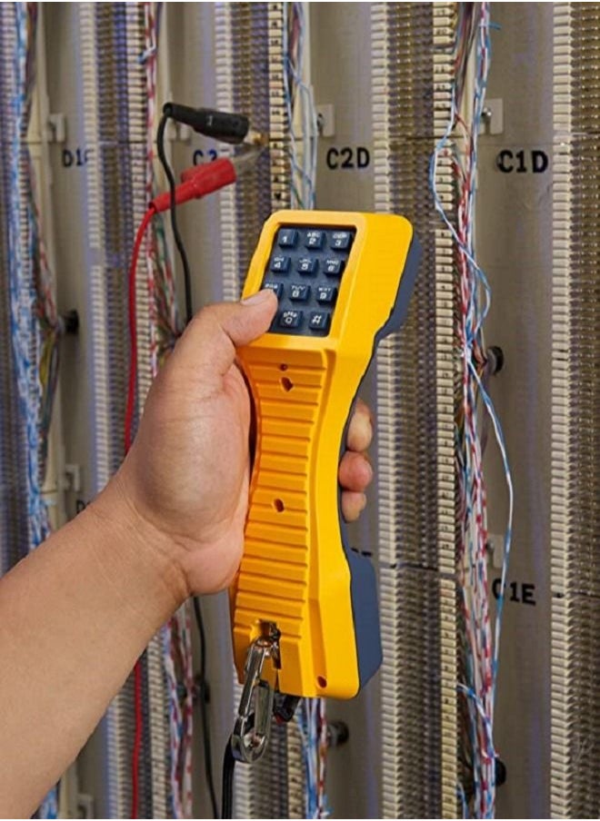 FLUKE - Fluke Networks 19800009 TS19 Telephone Test Set with Angled Bed-of-Nails Clips - Image 1