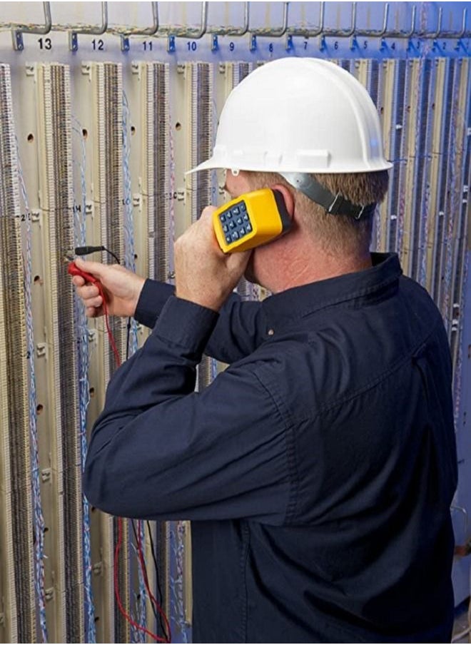 FLUKE - Fluke Networks 19800009 TS19 Telephone Test Set with Angled Bed-of-Nails Clips - Image 1