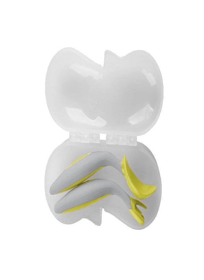 b.box b.box Toddler Cutlery Set - Easy Grip Handles, Travel case, Unique Fork Design | Designed by Occupational Therapist | Dishwasher Safe, BPA Free | Ages 9 mo+ (Lemon Sherbet)  - Image 2