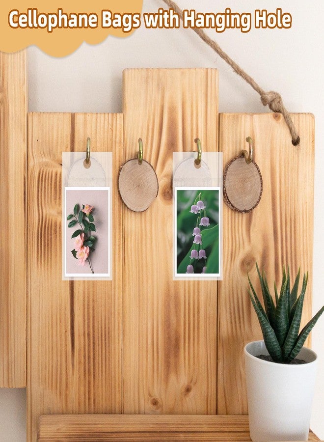 موريباك أكياس سيلوفان ذاتية الإغلاق ذاتية اللصق من مورباك، مقاس 2 × 3 بوصات، بفتحة تعليق، 100 قطعة، شفافة وقابلة لإعادة الإغلاق، مع حلقة تعليق، مناسبة للمجوهرات والأقراط والقلائد - Image 4