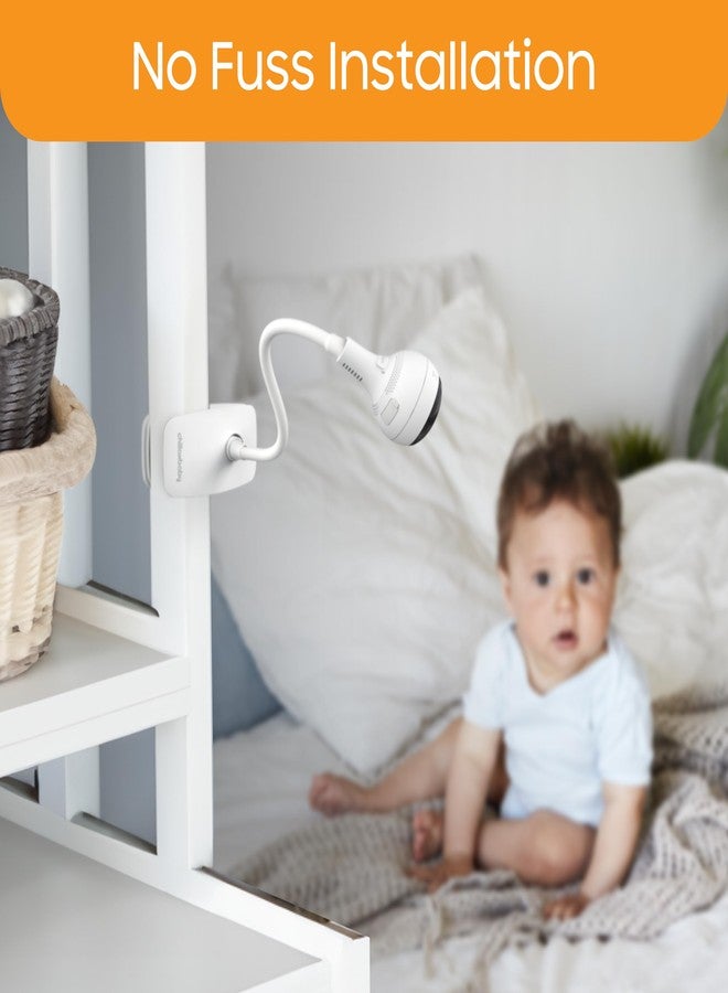 CHILLAX Giraffe Pro Max Baby Monitor, 1080p Full HD Camera with 5” 720p Screen, Privacy Mode, Flexible Gooseneck, Auto-Dimming LED, Two-Way Talk, and Night Vision, Video with Camera and Audio - Image 3