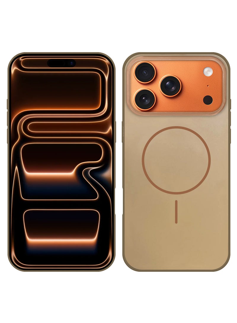 CATANES Hard TPU Case for iPhone 17 Pro - Protective Case Cover and Glossy - Slim Shock Resistant Design - Desert Titanium - Image 2