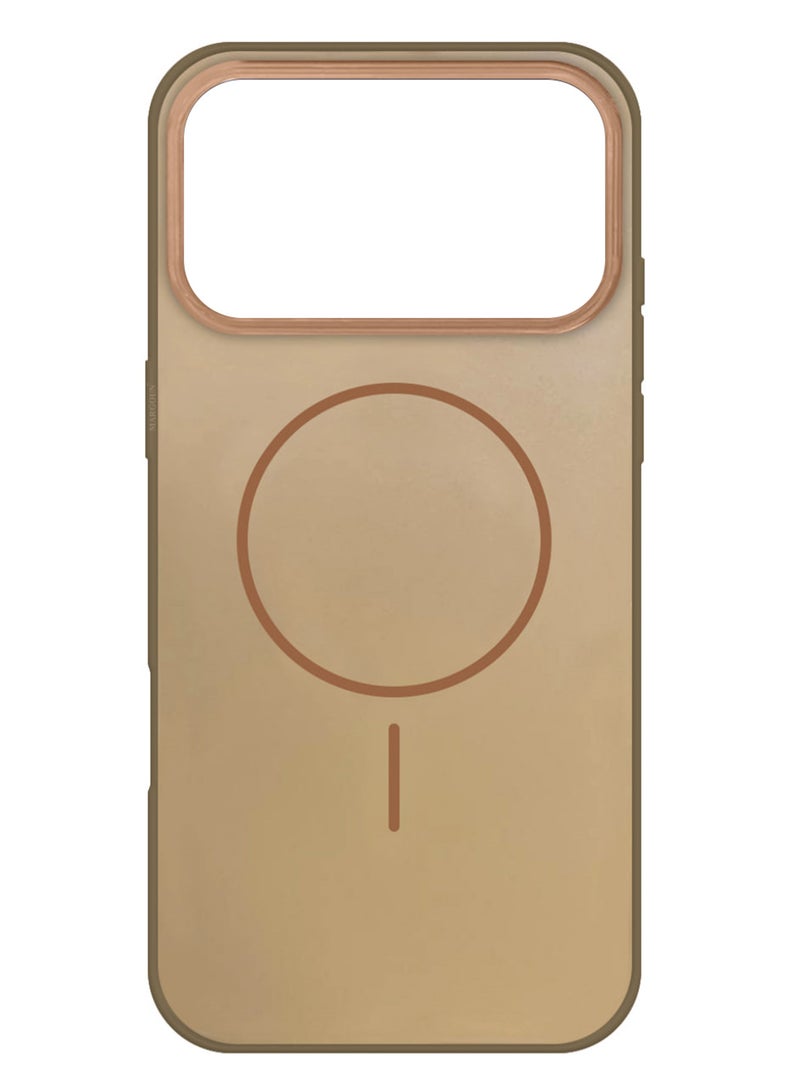 CATANES Hard TPU Case for iPhone 17 Pro - Protective Case Cover and Glossy - Slim Shock Resistant Design - Desert Titanium - Image 5