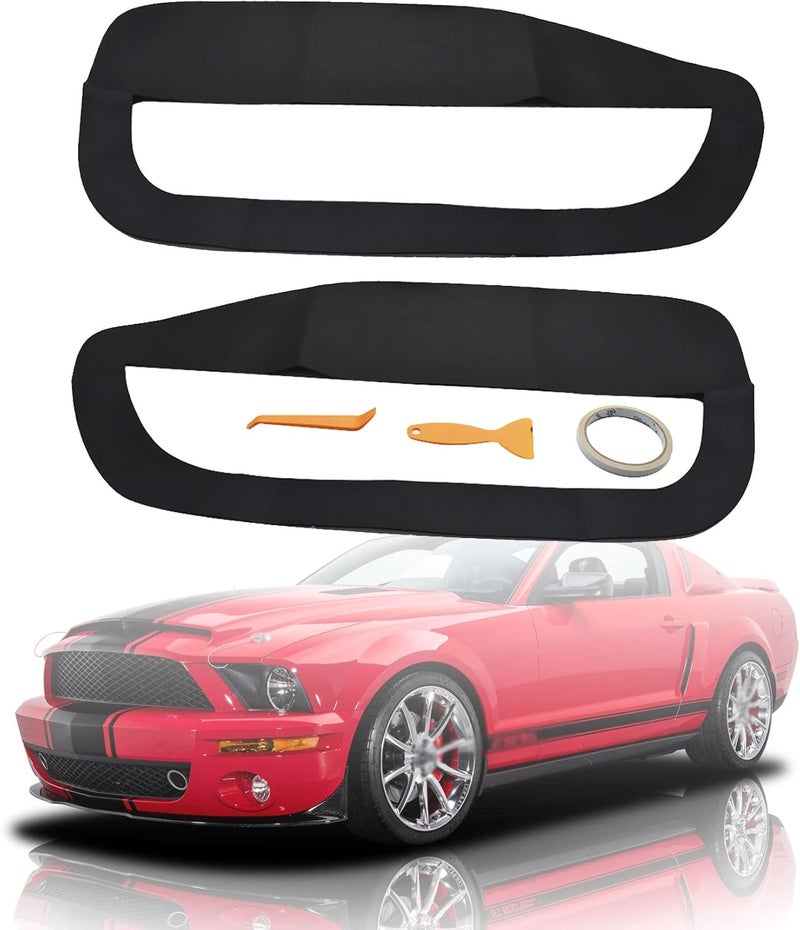 SEBLAFF Car Door Panel Insert Covers for Mustang 2005-2009 - Image 2