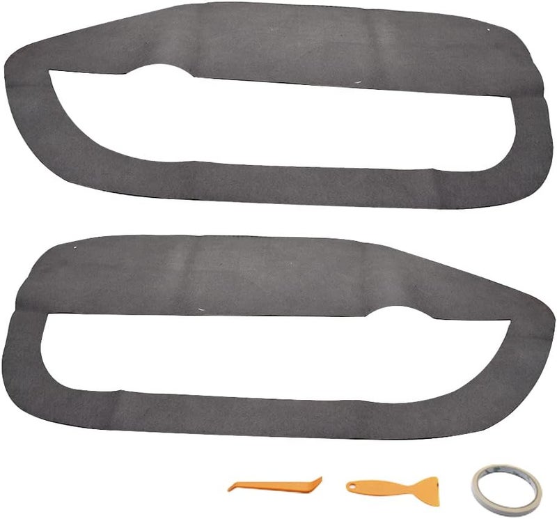 SEBLAFF Car Door Panel Insert Covers for Mustang 2005-2009 - Image 4