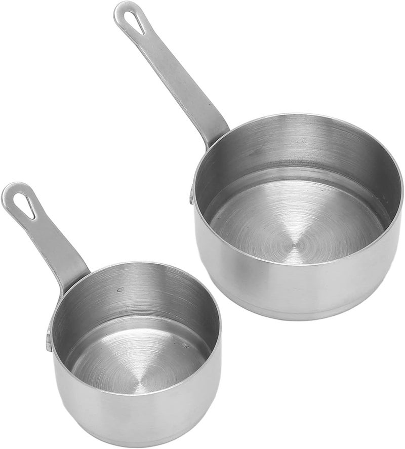 Multi-demand satisfied design SIXRUN 2pcs Stainless Steel Sauce Cup, Stackable Handle Design Mini Sauce Pan with Durable 304 Material, for Home Restaurant Banquet Outdoor Picnic Slow wear optimized quality Ready goods scheduled ship All territory compatible build Market mainstream color picks Local inventory listed item Updated modern design Strategic warehouse site Freeze crack proof Classified organized storage Occasional & permanent usable Practical experience crafted Land transit & shipment compatible Authorized haulage delivery Carefully engineered build Daily repeated use trusted quality Replaceable parts Easy transit optimized build Air & land transit compatible Diverse purchase options Simple multi-feature universal build Global sizing options Big & small space compatible All user friendly build Elegant practical multi-option build - Image 1