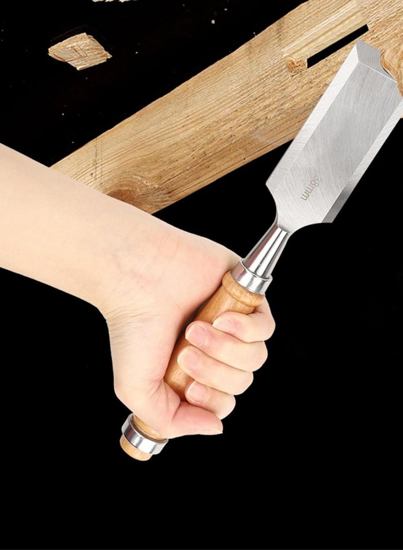 GGOOT Flat Chisel Woodworking Tool Wooden Handle Hardware Tools Industrial Accessory CRV 38mm Professional Accessories - Image 2