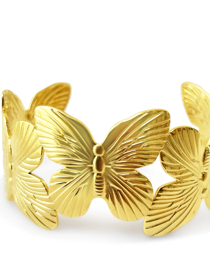 Hzmer Jewellery Divine Butterfly Cuff Bracelet