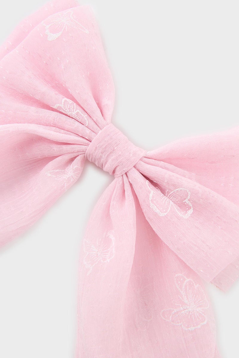 DeFacto Pink Girl Girl Ribbon Hair Clips Casual - Image 2