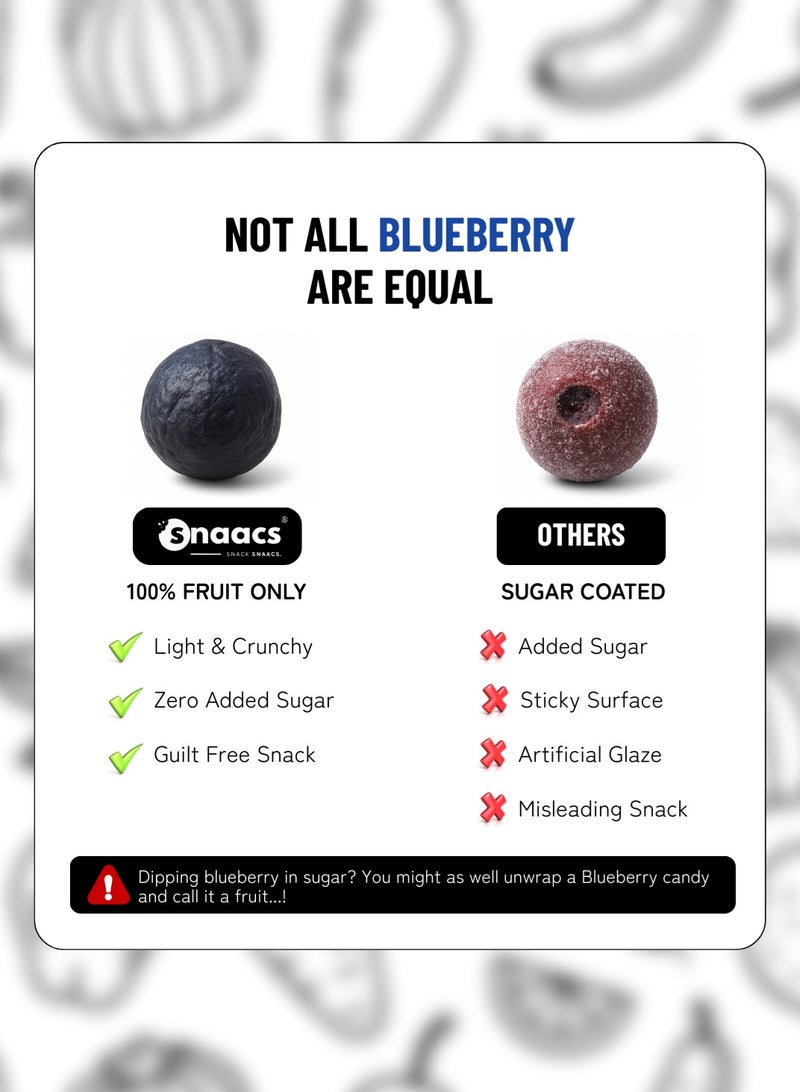 SNAACS Whole Blueberries | No Added Sugar fdrgfbc - Image 2