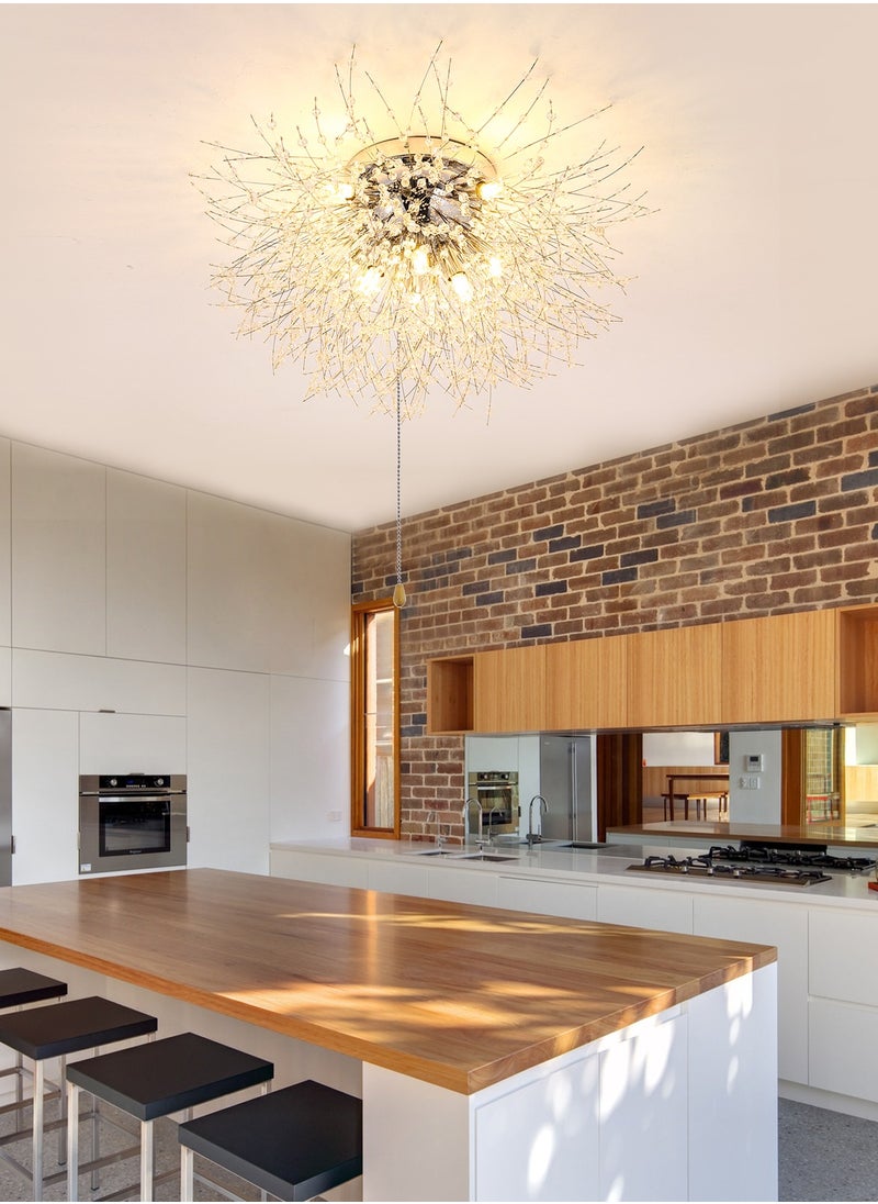 Crystal LED Ceiling Light Modern Firework Chandeliers