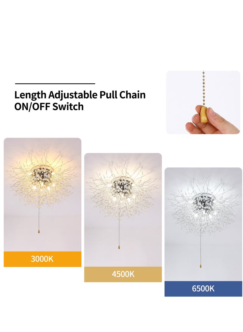 Crystal LED Ceiling Light Modern Firework Chandeliers