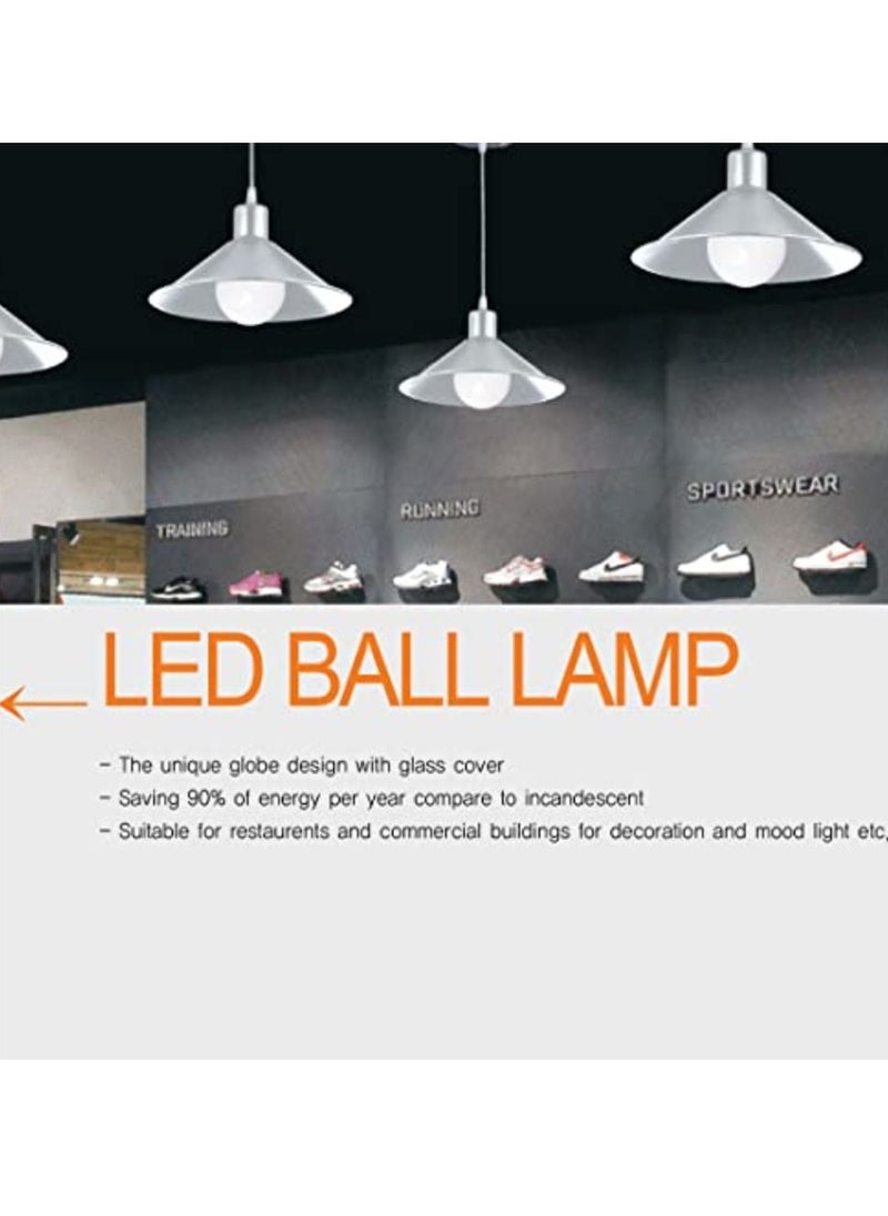 HIPPOLED - Pack of 3 LED Bulb DKS 5W 3000K Warm White  High Efficiency Cost Saving Light - Image 1