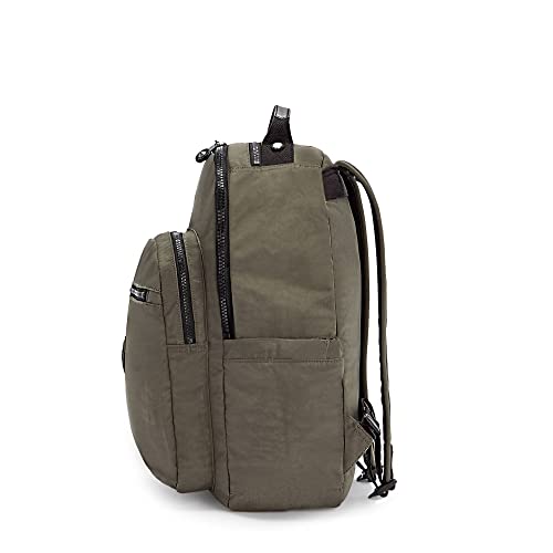 KIPLING KIPLING حقيبة ظهر كمبيوتر محمول للنساء من كيبلينغ سيول 15 بوصة، متينة، واسعة مع أحزمة كتف مبطنة، جيب حماية مدمج - Image 4