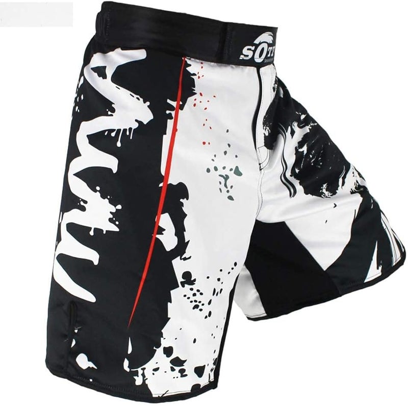 SOTF MMA Shorts Muay Thai Boxing Trunks Comfortable Kickboxing Fight Wear - Image 5