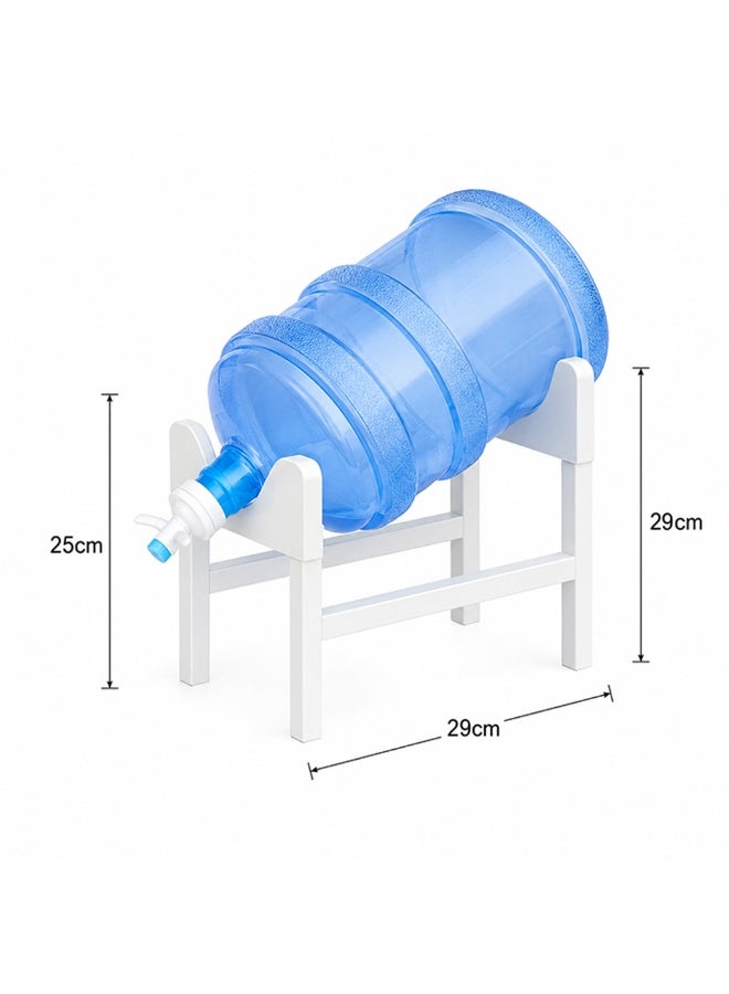DubaiGallery Large Water Dispenser Bottle Holder Storage Rack with 50KG Bearing Capacity, Strong H Type Construction, Stable Base Support, Space Saving Design, Suitable for Household Drinking Water Containers, Office Pantry Kitchen - Image 4