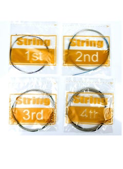 Mike Music Full Set of Cello Strings, Size 4/4 and 3/4 Cello Strings, Steel Core with Alloy Wound, Medium Tension Soft Tone, Full Set A D G and C  - Image 4