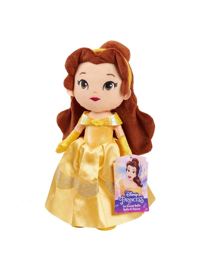 Just Play Disney Princess So Sweet 12-Inch Plush Belle in Yellow Dress, Beauty and the Beast, Kids Toys for Ages 3 Up by Just Play - Image 5