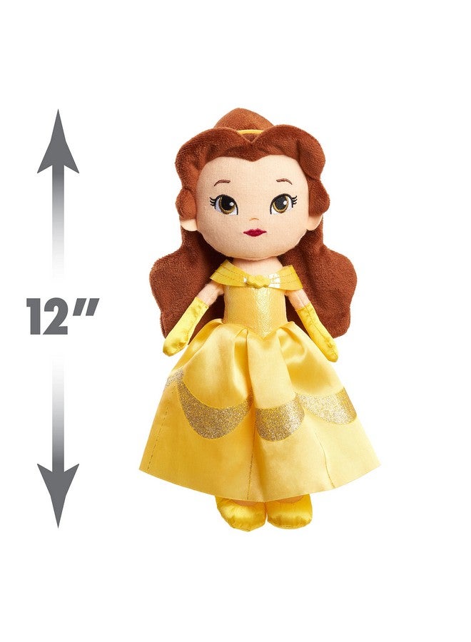 Just Play Disney Princess So Sweet 12-Inch Plush Belle in Yellow Dress, Beauty and the Beast, Kids Toys for Ages 3 Up by Just Play - Image 4