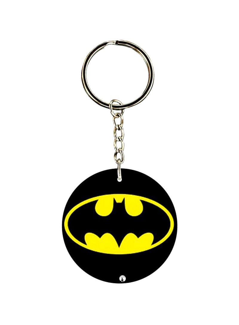 Batman Logo Printed Keychain