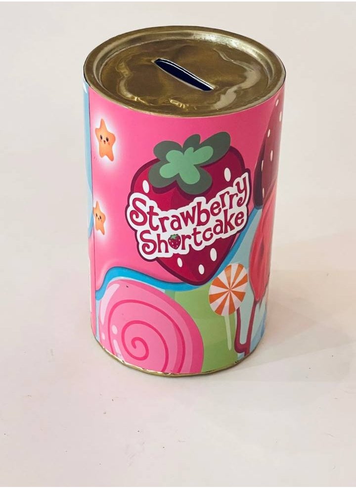 FUN MOMENT 12×7.5 cm strawberry personalized metal children's Money bank  - Image 3