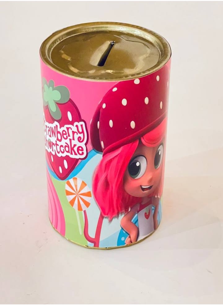 FUN MOMENT 12×7.5 cm strawberry personalized metal children's Money bank  - Image 2